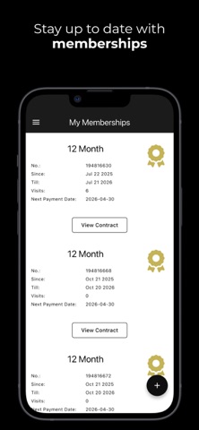Sleek Fitness iPhone screenshot