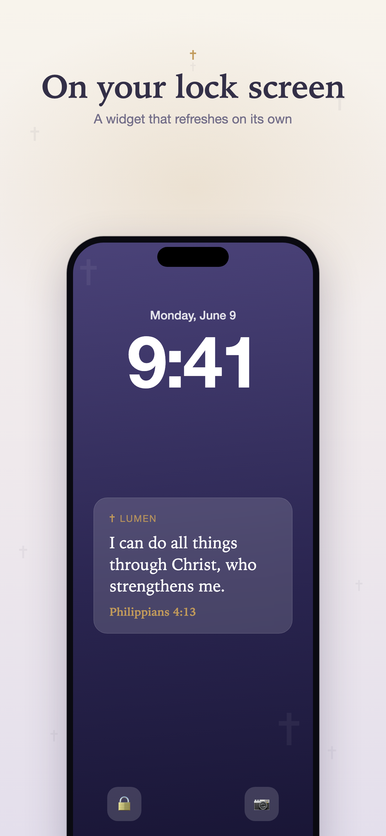 Lumen: Bible Verse Lock Screen screenshot 2