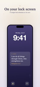 Lumen: Bible Verse Lock Screen screenshot