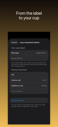BrewMeter - Caffeine Tracker Screenshot 2 of 8