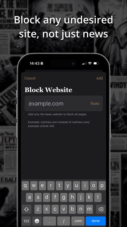 Block The News - for Safari