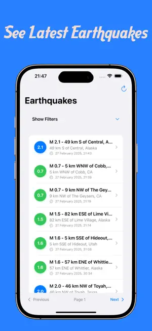 SeismoLog screenshot 3