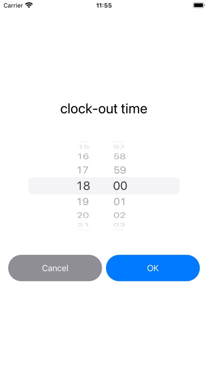 clock-in clock-out record