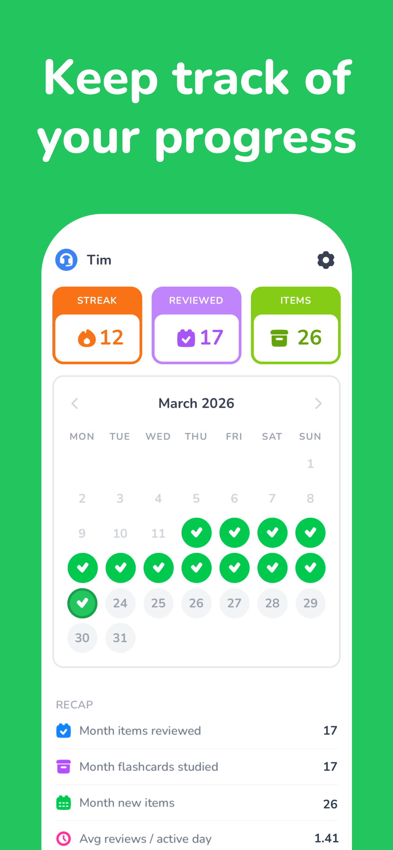 Memorico: Spaced Repetition