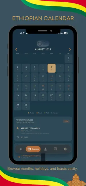 EOTC Calendar screenshot 3