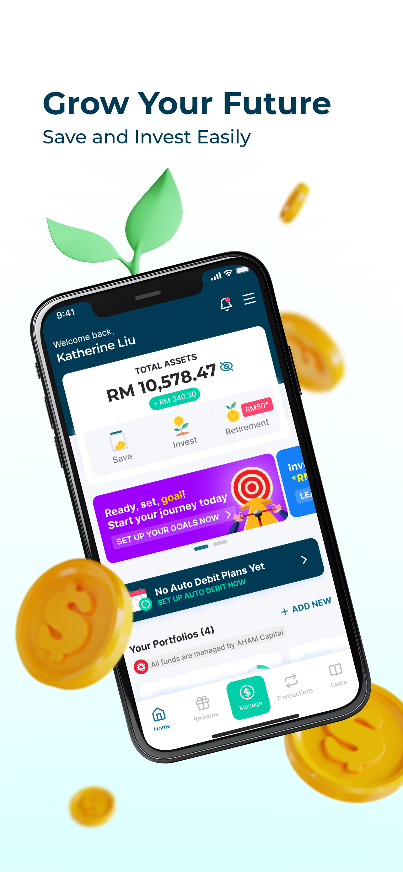 Versa: Save. Invest. Grow.