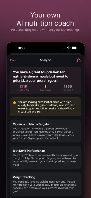 Free Food AI: Calorie Counter screenshot 4