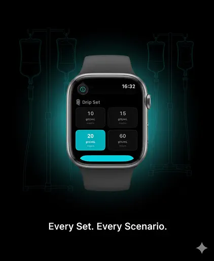 Screenshot #1 pour Drip Rate Calculator – Vet
