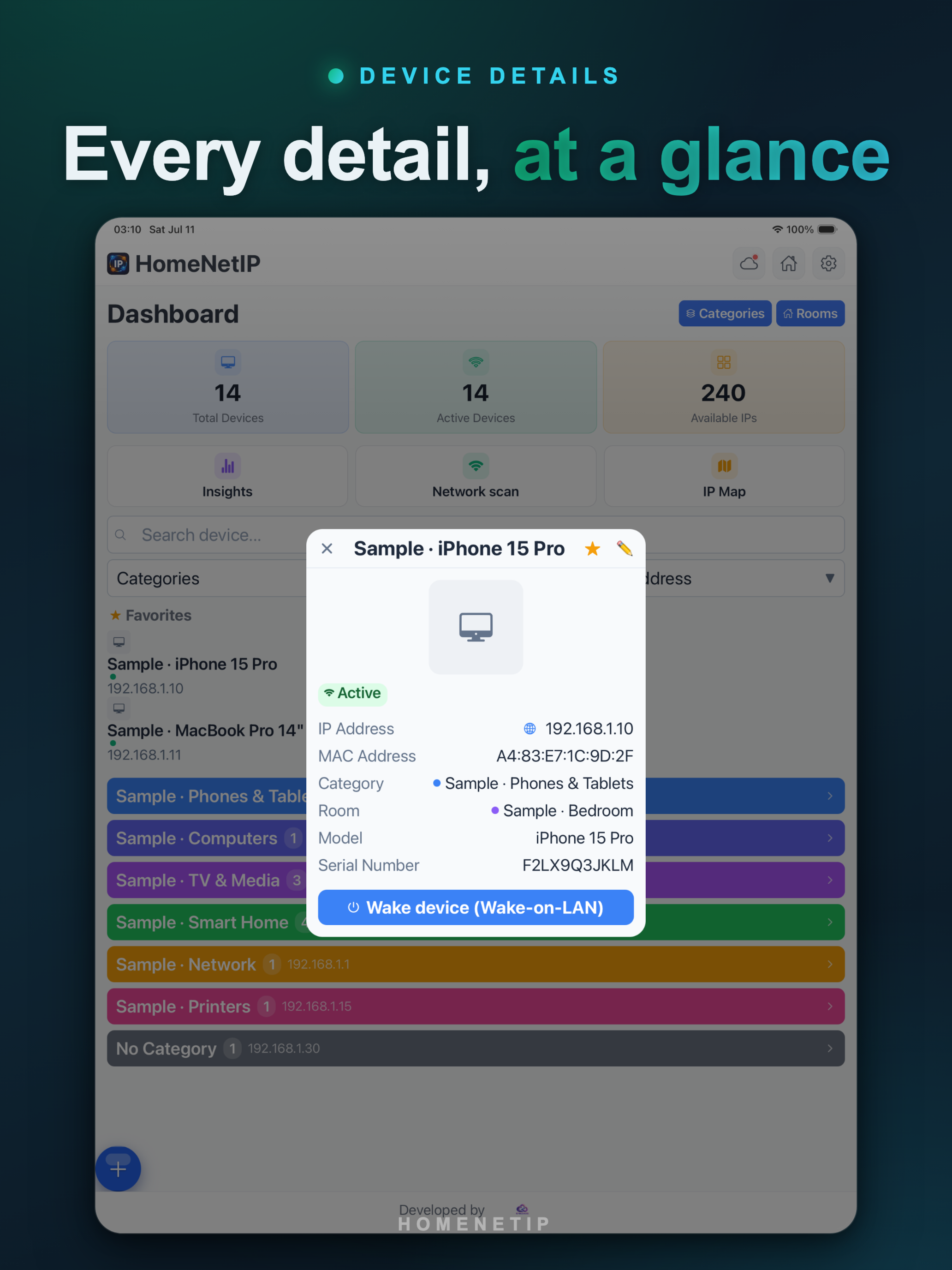 HomeNetIP screenshot 13