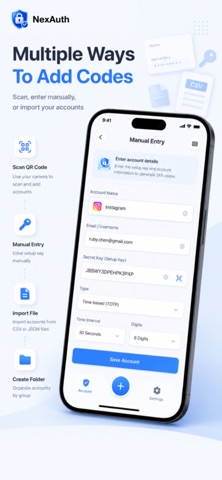 Authenticator App - NexAuth Screenshot 4 of 5