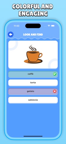 Learn Italian Vocabulary - Kid iPhone screenshot