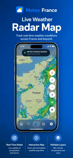 Meteo France - Radar Rain HD screenshot 2