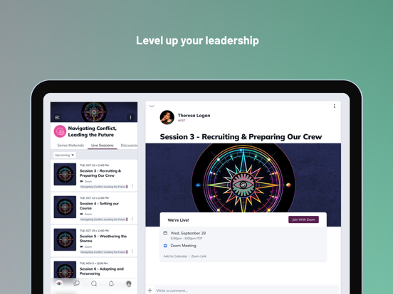 Strategy & Solidarity iPad screenshot 3 - Social Networking app