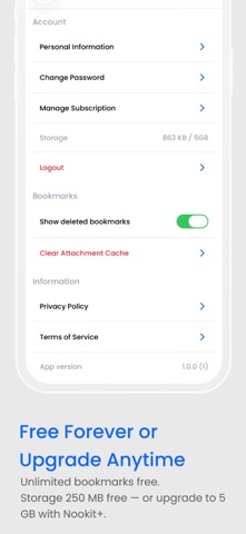 Nookit – Bookmark & Link Saver Screenshot 5 of 6