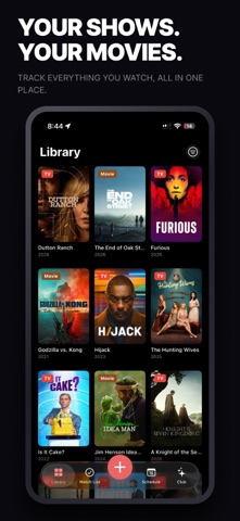 TV Club: Movies & Show Tracker iPhone screenshot 1