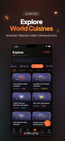 Frylo : AI Meal Planner iPhone screenshot