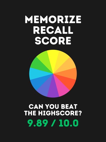 Recall Colors - Memorize Hue iPad screenshot