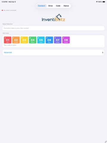 InventiBotz iPad screenshot