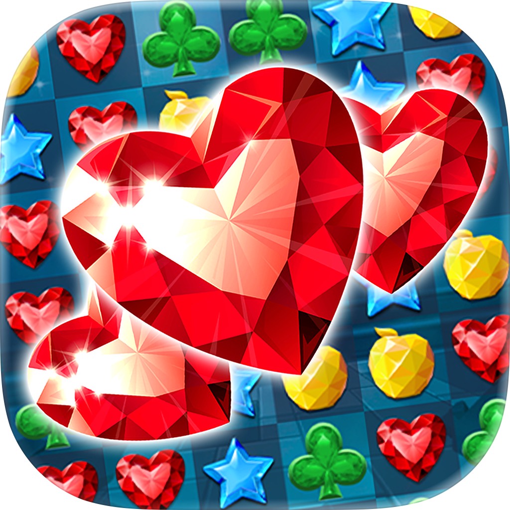 Apple App Store cover for Match 3 Magic Jewels