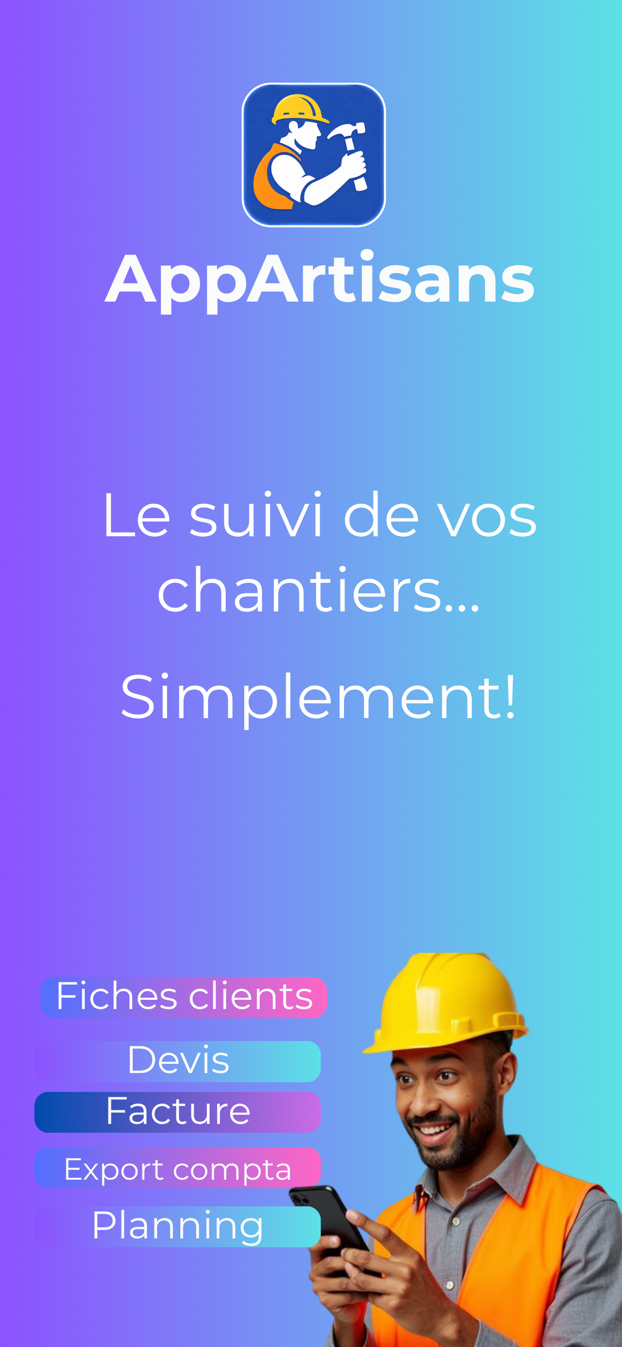AppArtisans - Suivi Chantiers screenshot 8