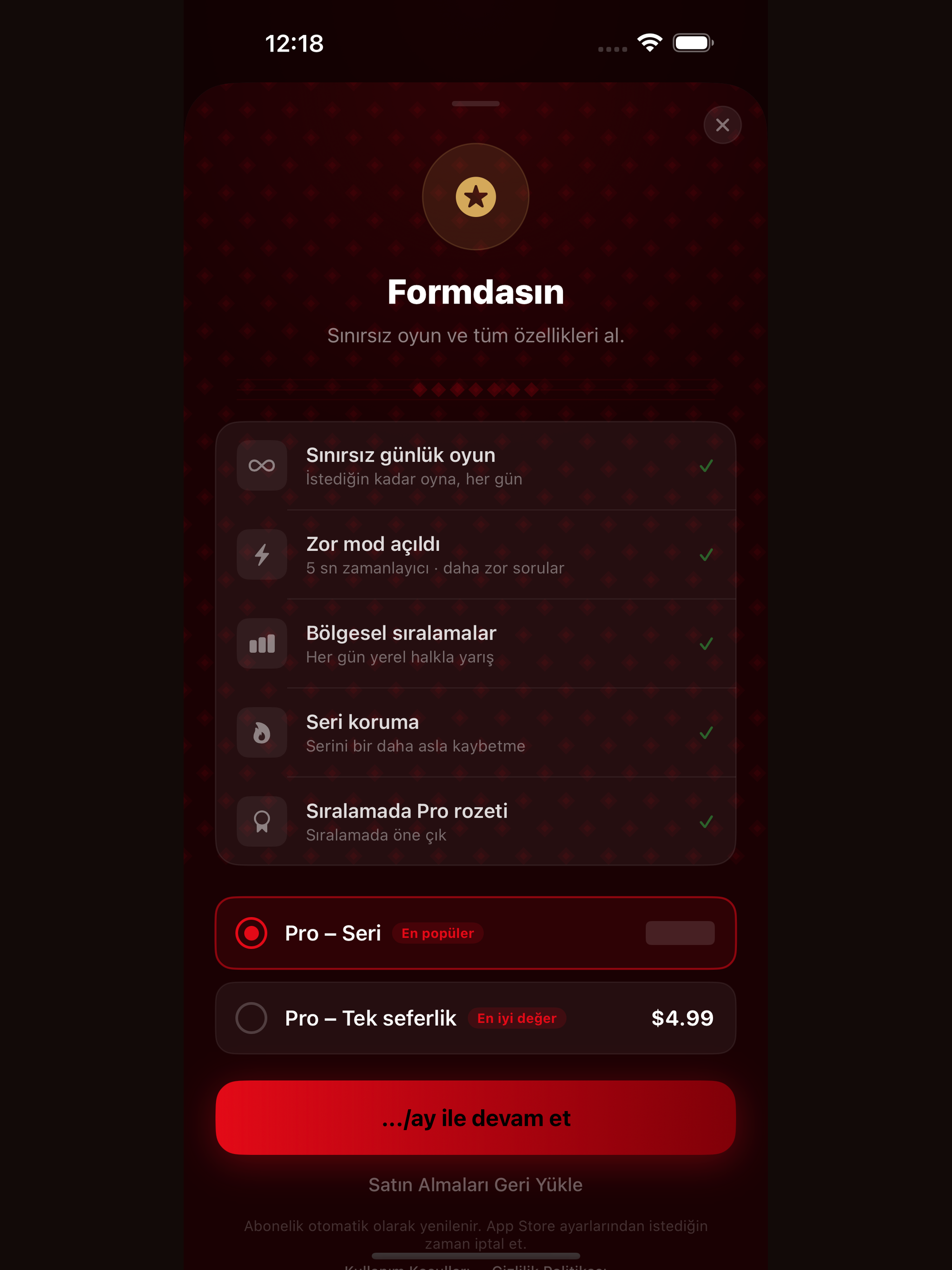 Türkçe Quiz