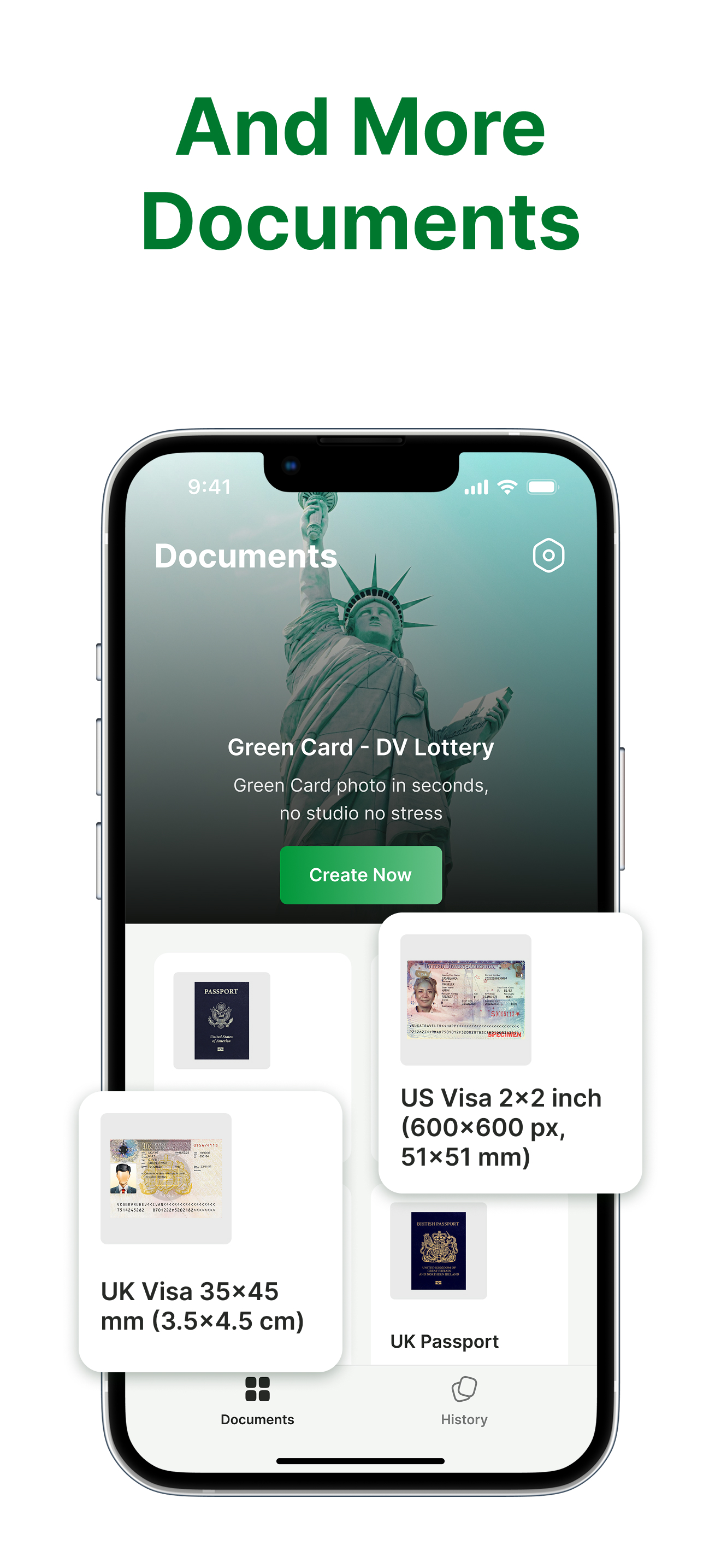 Green Card Visa Photo Maker