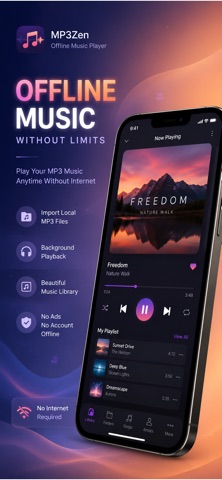 Offline Music Player: MP3Zen Screenshot 1 of 4