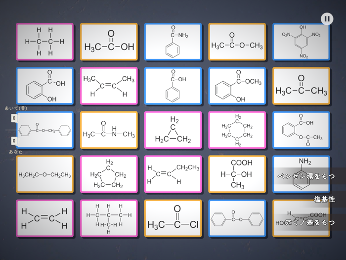 化学構造式かるた