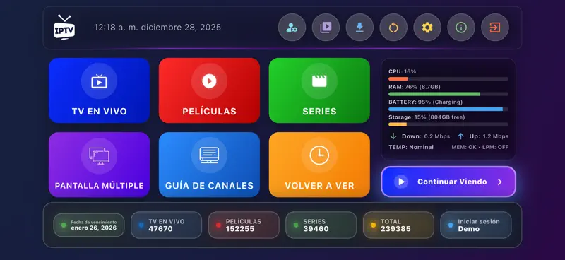 IPTV Smart - Live Übertragung screenshot 1 of 10