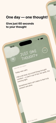Just One Thought Screenshot 1 of 5