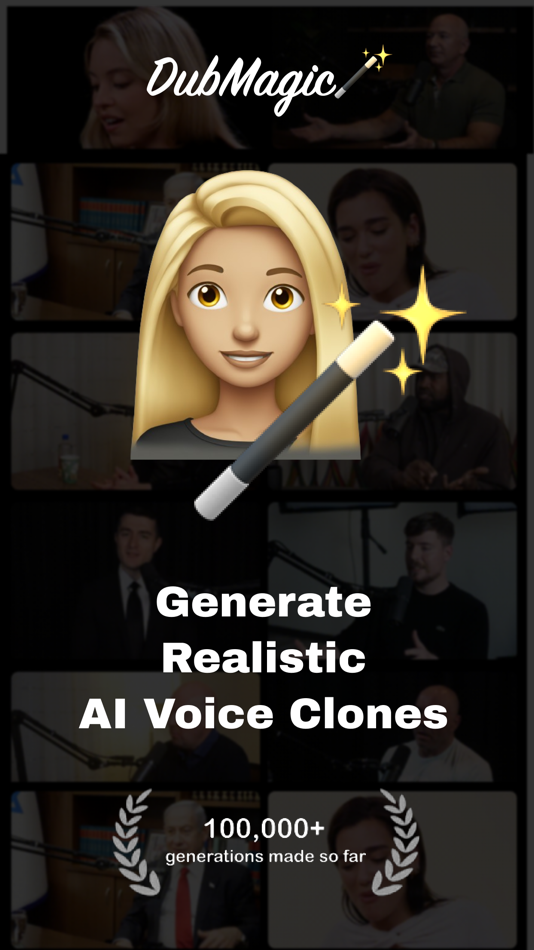 #1. AI Voice Generator by DubMagic (iOS) 由: Bacchus Labs
