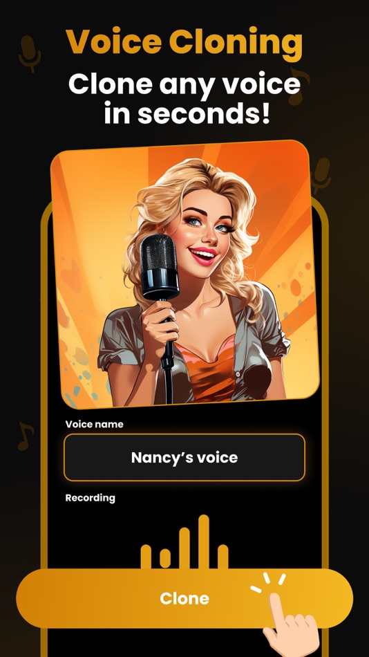 #4. AI Voice Generator - Clone AI (iOS) Podle: Kamil Piekarz