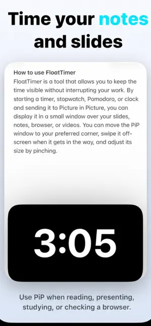 Floatimer screenshot 3