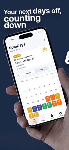 RotaDays: Shift Work Calendar Screenshot 1 of 6