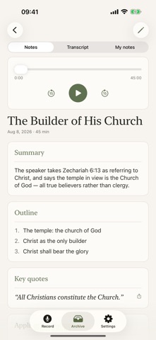Pew: Sermon Notes, Bible Study Screenshot 2 of 6