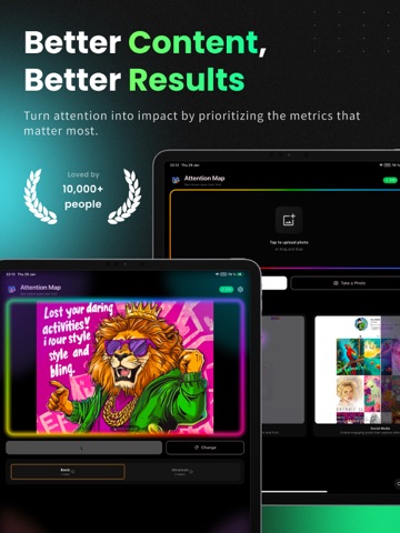 Attention AI: Content Analyzer iPad screenshot