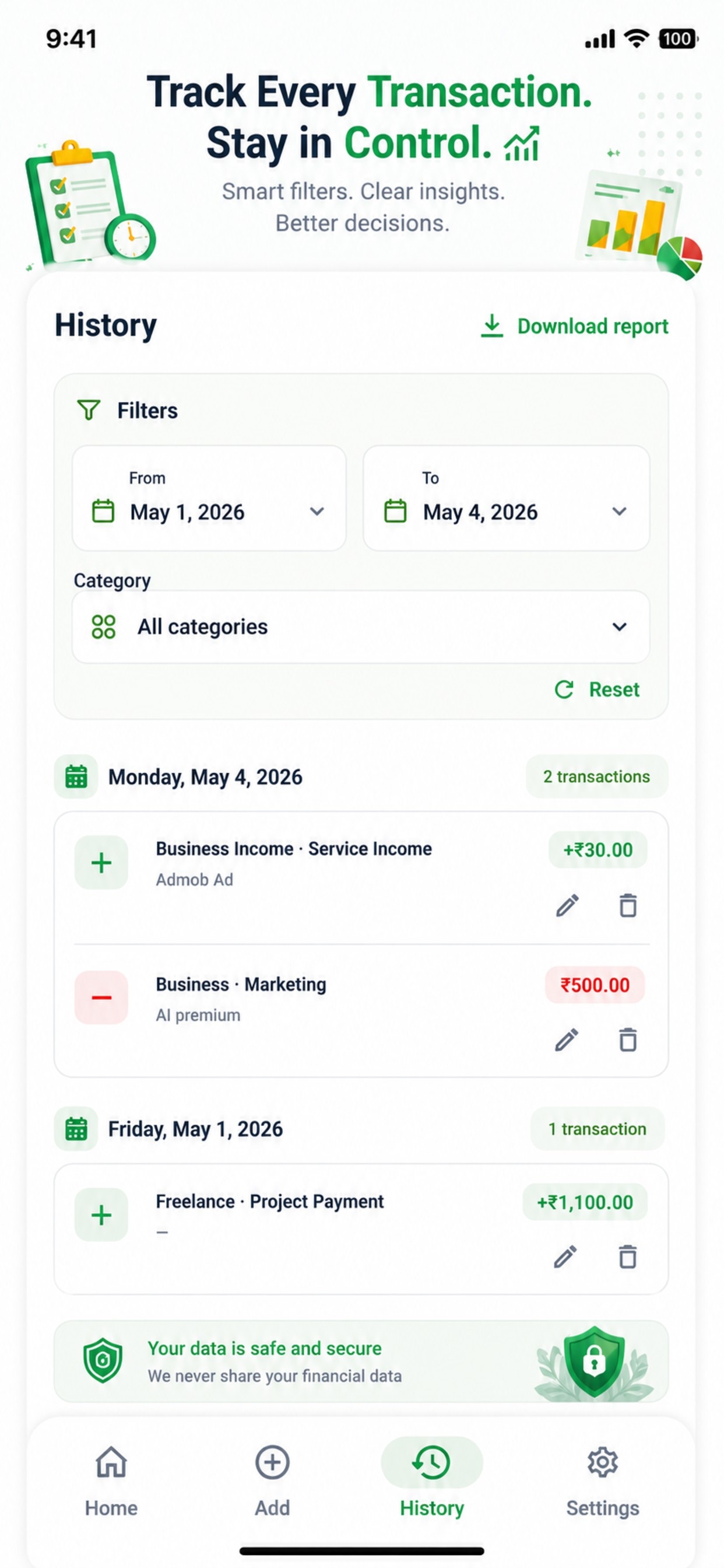 Expense Tracker: ExpenseBook screenshot 6
