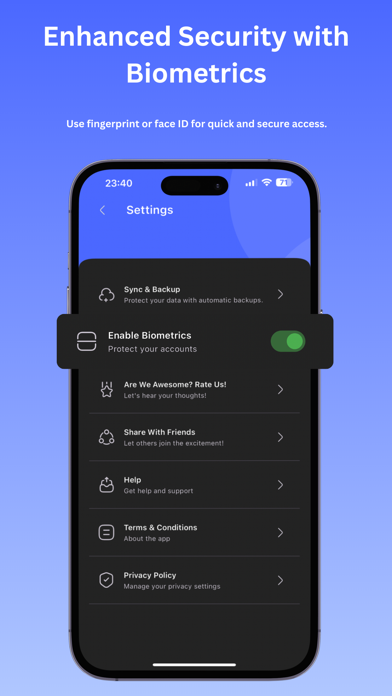 Authenticator Pro: Secure 2FA Screenshot