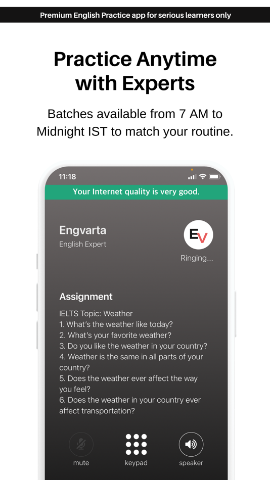 #3. EngVarta: English Speaking App (iOS) Podle: NGB EDUCATION PRIVATE LIMITED
