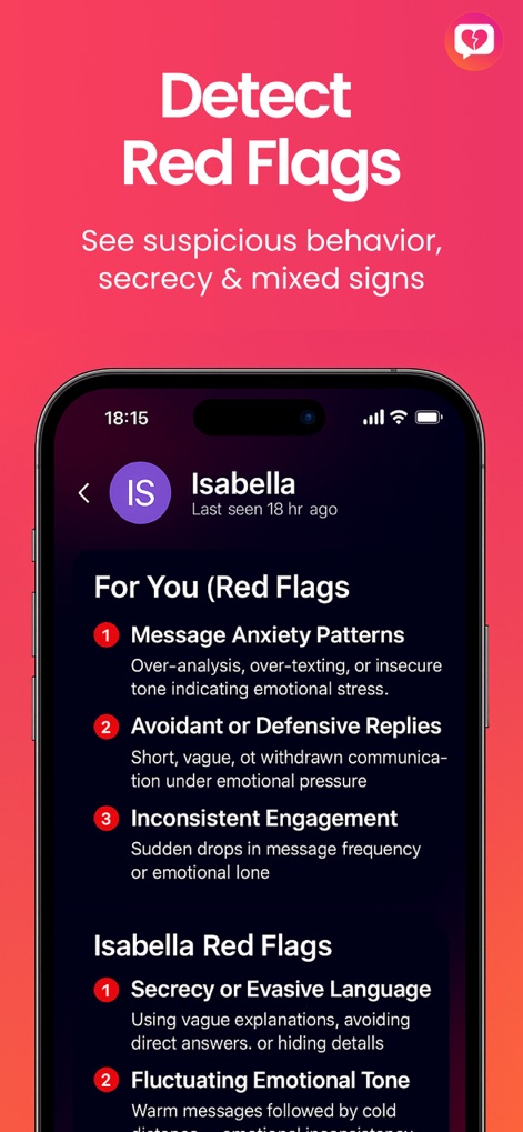 Red Flag: Chat Report Insights - Lifestyle App | MWM
