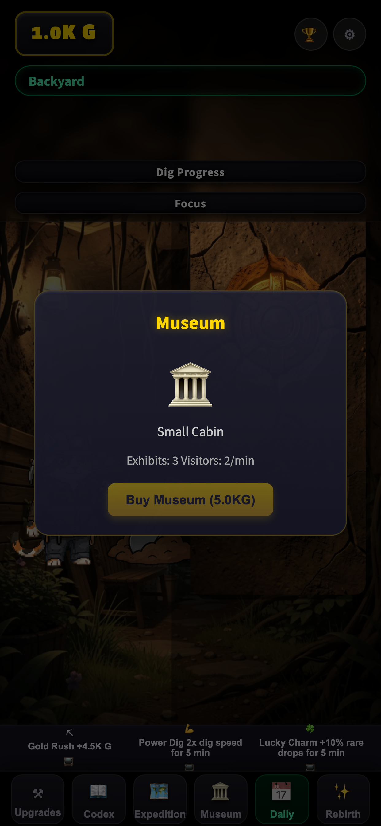 Dig Cat: Idle Artifact Tycoon screenshot 5