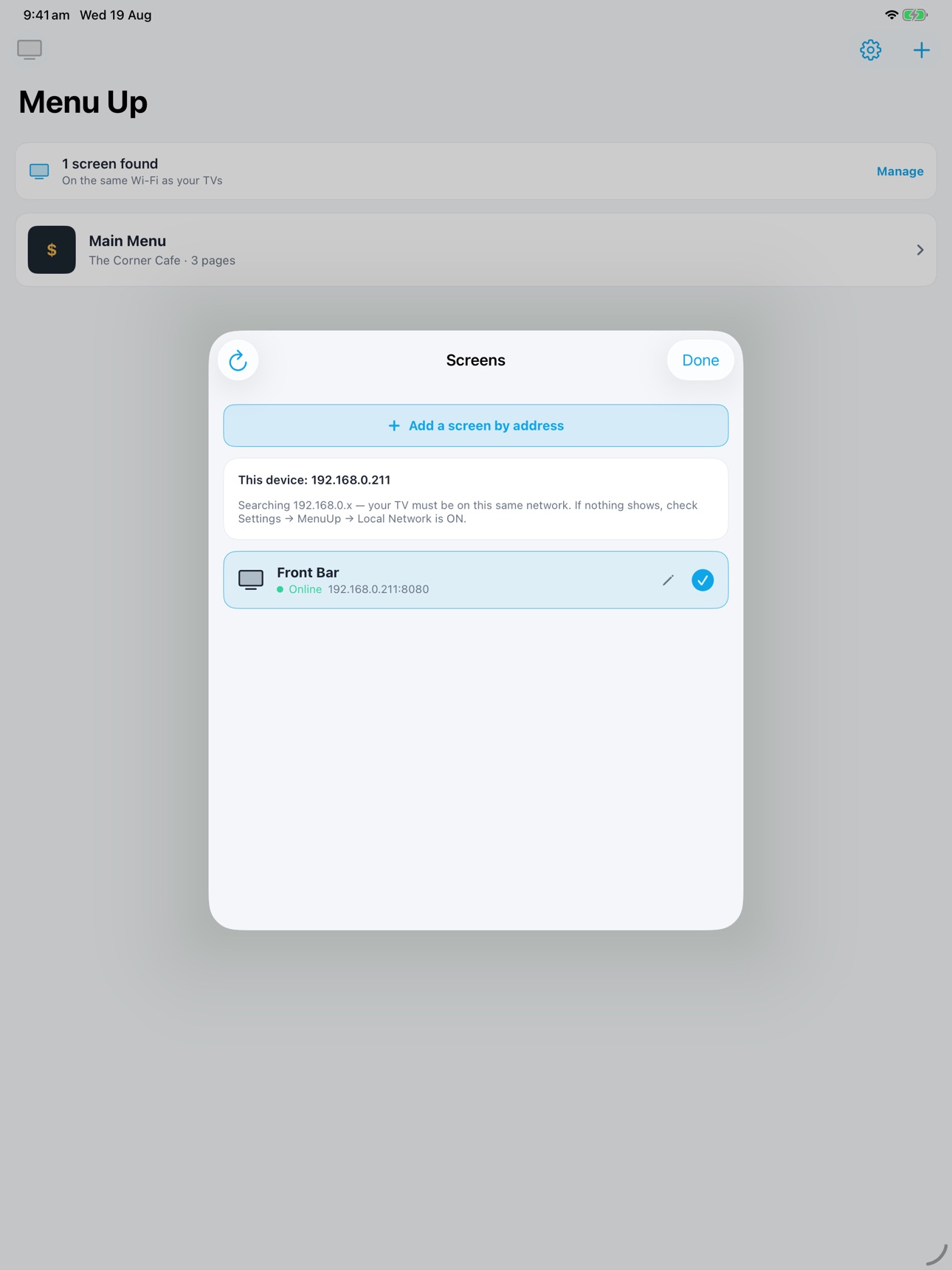 Screenshot 6 of Menu Up Controller
