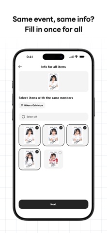 Oshiche - Cheki Scan & Manage screenshot 6
