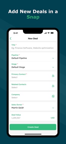 Twozo CRM screenshot
