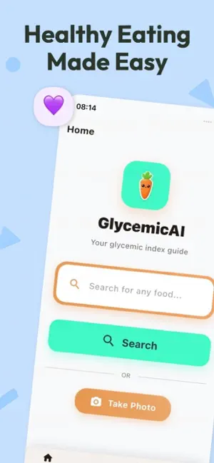 GlycemicAI - GI Food Scanner screenshot 1