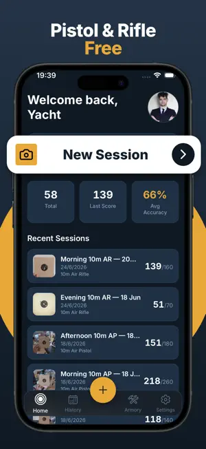 TargetLog: Pistol & Rifle ISSF screenshot 1