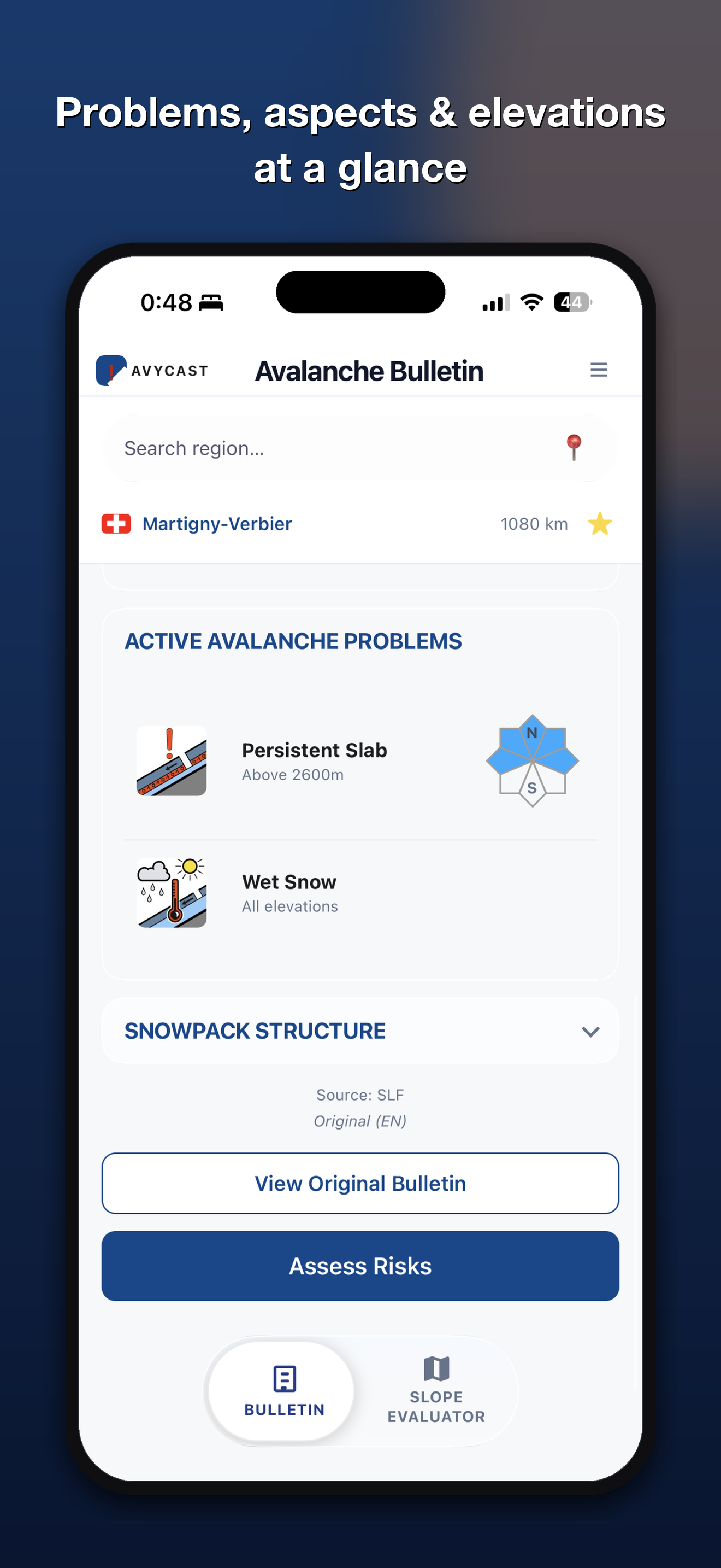Avycast: Avalanche Forecast screenshot 2