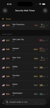 Kontrol: TSA Wait Times screenshot 1