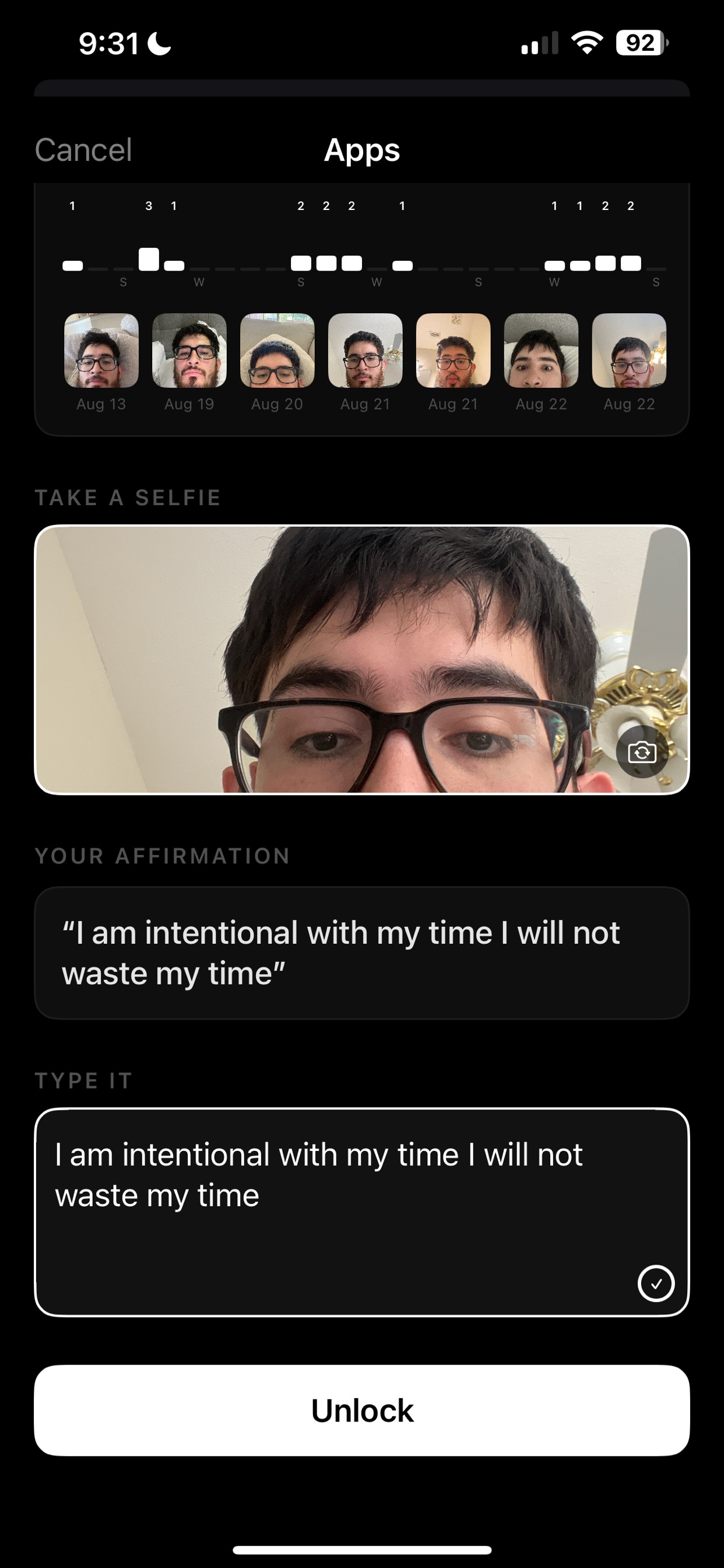 Screenshot 1 of Klaro: App Blocker