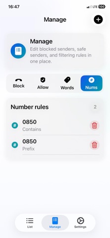 Safe Message Shield screenshot